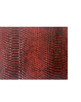 Dark Red Culebra Patent 3D Embossed Snakeskin Vinyl Fabric - Fashion Fabrics LLC
