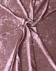 Mauve Pink Crushed Stretch Velvet Fabric - Fashion Fabrics LLC