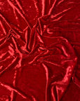 Red Crushed Stretch Velvet Fabric - Fashion Fabrics LLC