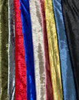 Dark Burgundy Crushed Stretch Velvet Fabric - Fashion Fabrics LLC