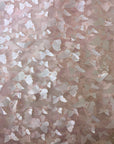 Light Pink 3D Butterfly Embroidered Satin Lace Fabric - Fashion Fabrics LLC