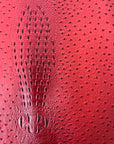 Ruby Red Gatorich Faux Leather Vinyl Fabric - Fashion Fabrics LLC