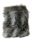 Arctic Gray Wolf Faux Fur Fabric - Fashion Fabrics LLC