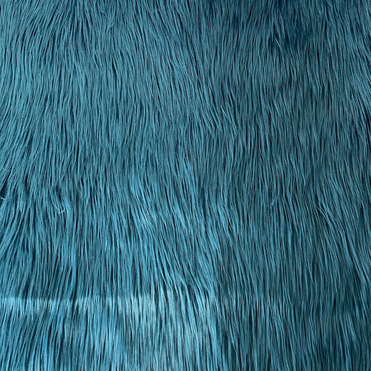 Peacock Blue Luxury Long Pile Shaggy Faux Fur Fabric - Fashion Fabrics LLC