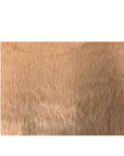 Peach Luxury Long Pile Shaggy Faux Fur Fabric - Fashion Fabrics LLC