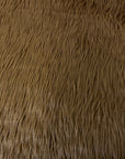 Brown Luxury Long Pile Shaggy Faux Fur Fabric - Fashion Fabrics LLC