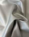 Silver Soft Skin Faux Leather Vinyl Fabric - Fashion Fabrics LLC