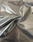 Silver Faux Patent Leather Apparel Vinyl Fabric - Fashion Fabrics LLC