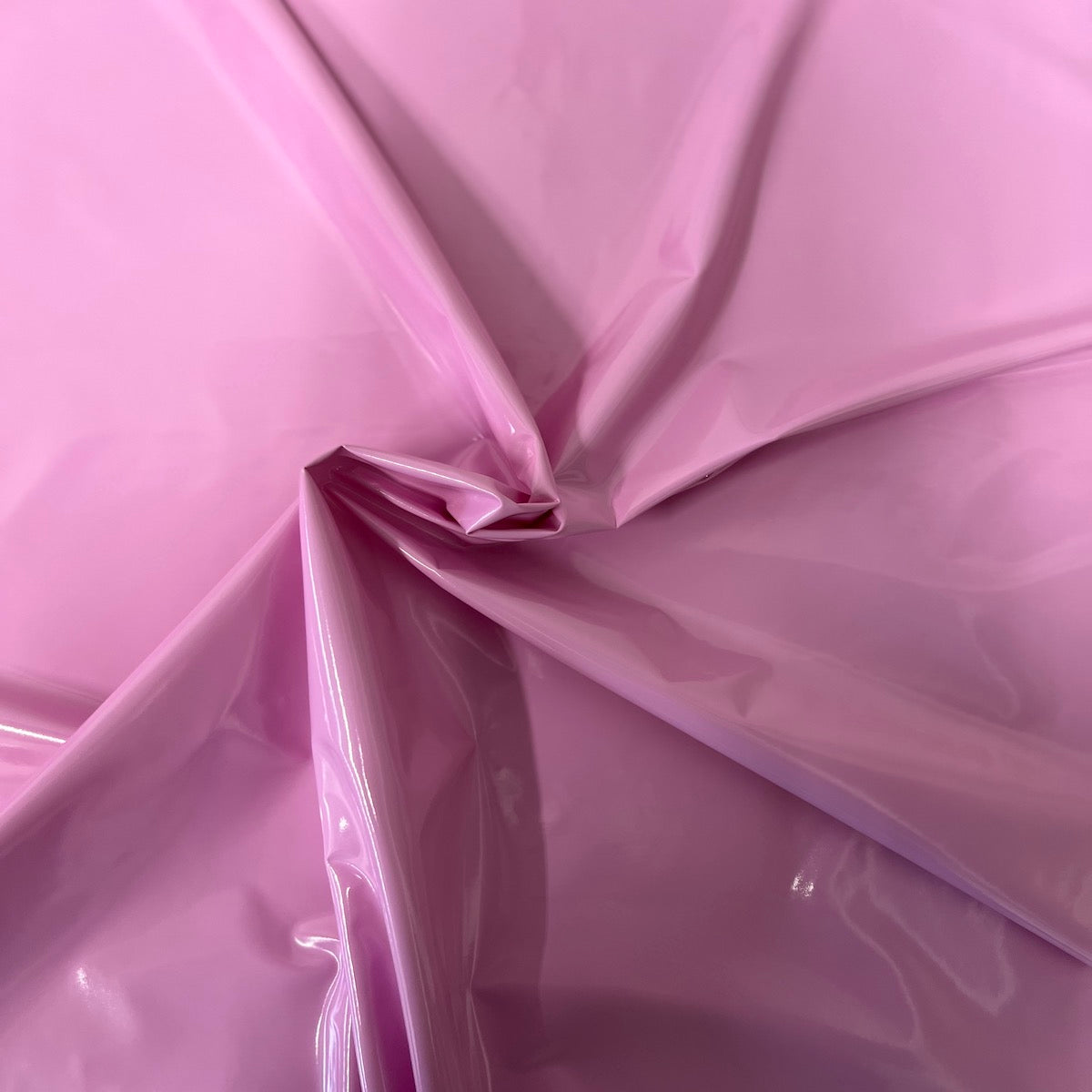 Baby Pink Faux Patent Leather Apparel Vinyl Fabric - Fashion Fabrics LLC