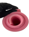 1/4" Pink High Density Sew Foam With Tricot Backing (ROLL - 16 Yards) - Fashion Fabrics LLC