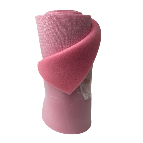 1/4&quot; Pink High Density Sew Foam With Tricot Backing - Fashion Fabrics LLC