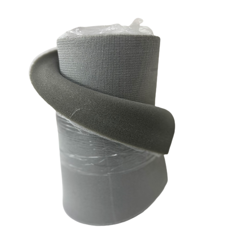 1/2&quot; Gray Standard Density Sew Foam With Tricot Backing - Fashion Fabrics LLC