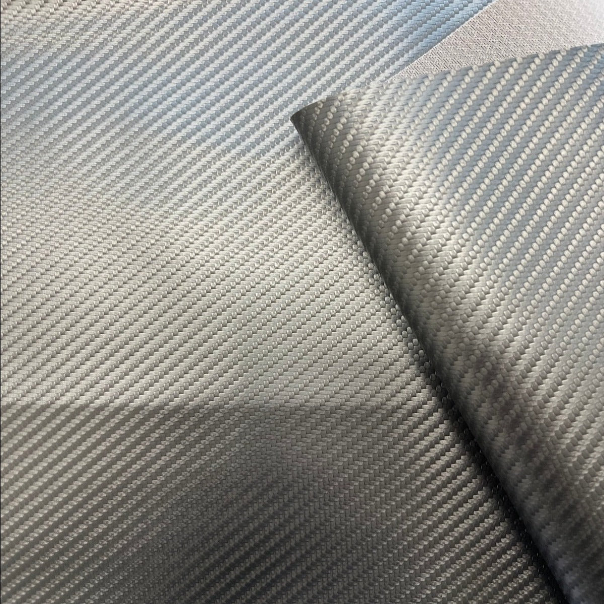 Dark Silver Carbon Fiber Marine Vinyl Fabric - Fashion Fabrics LLC