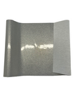 Silver Sparkle Glitter Vinyl Fabric - Fashion Fabrics LLC