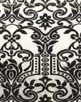 Black Armani Geometric Burnout Stretch Velvet Fabric - Fashion Fabrics LLC