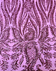 Dusty Pink Nebill Stretch Sequins Lace Fabric - Fashion Fabrics LLC