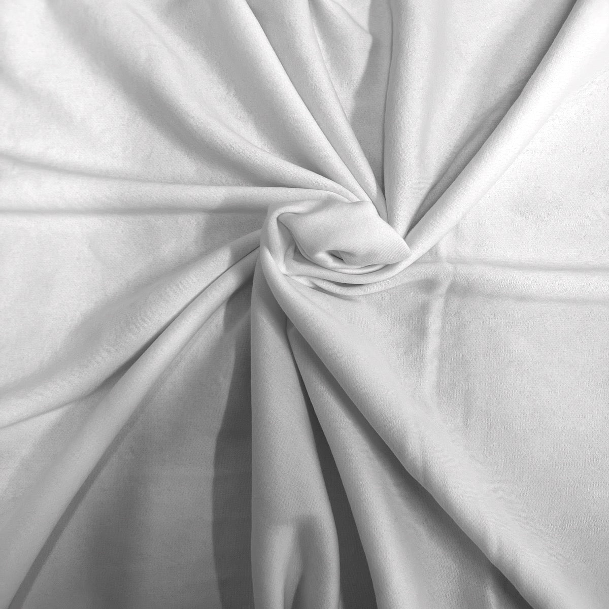 White Sweater Knit Fleece Fabric - Fashion Fabrics LLC
