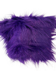 Purple Tinsel Sparkle Glitter Long Pile Shaggy Faux Fur Fabric - Fashion Fabrics LLC