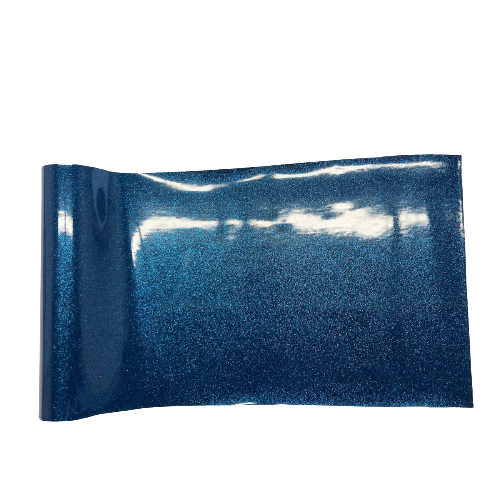 Royal Blue Sparkle Glitter Vinyl Fabric - Fashion Fabrics LLC