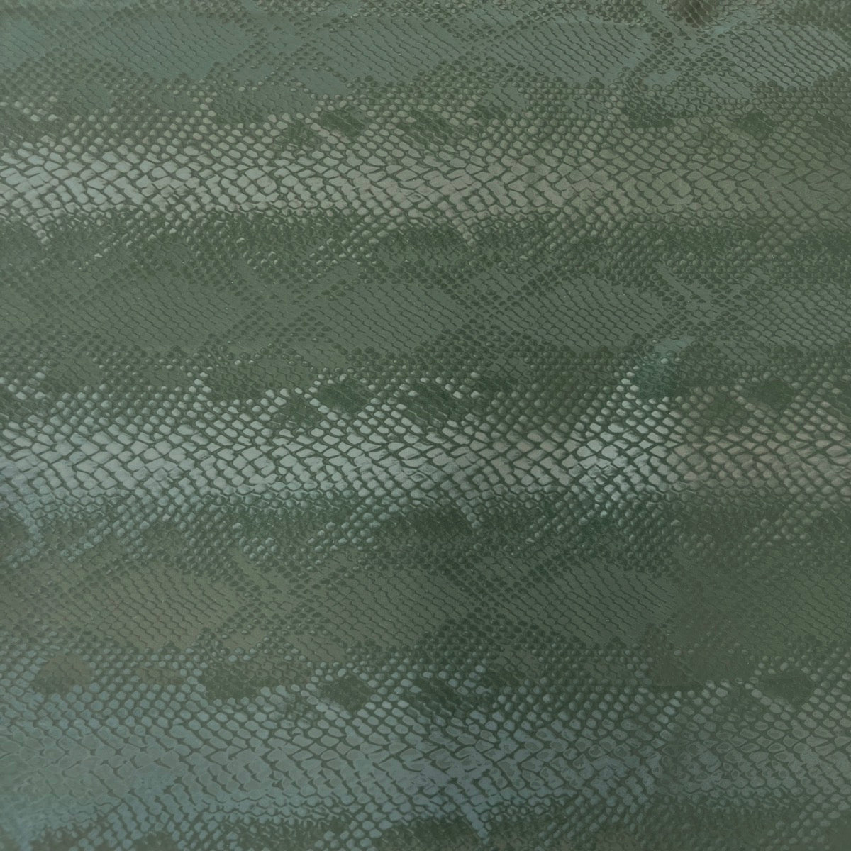 Hunter Green Matte Serpente Snakeskin Spandex Fabric - Fashion Fabrics LLC