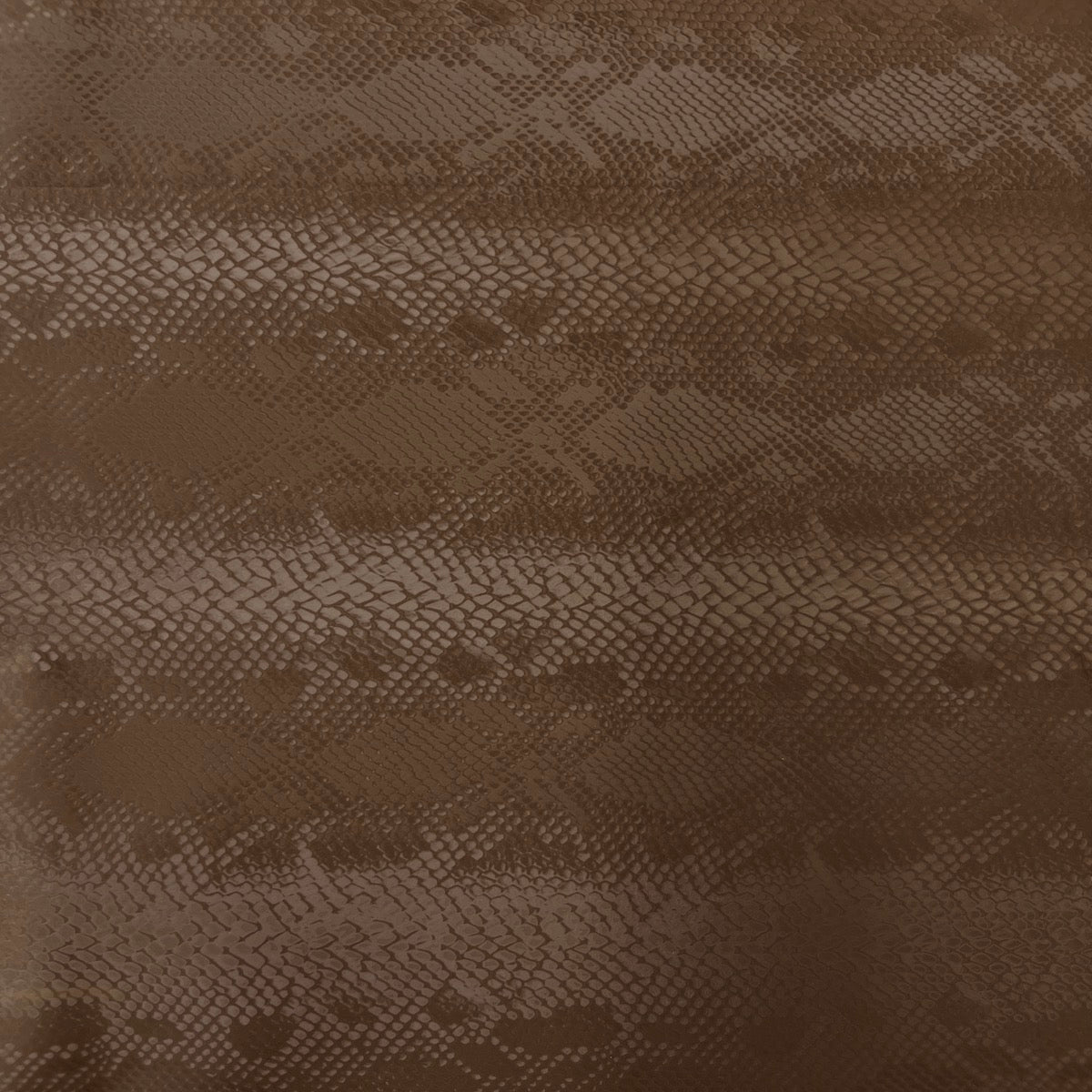 Chocolate Brown Matte Serpente Snakeskin Spandex Fabric - Fashion Fabrics LLC