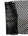 Black Crochet Fishnet Netting Spandex Fabric - Fashion Fabrics LLC