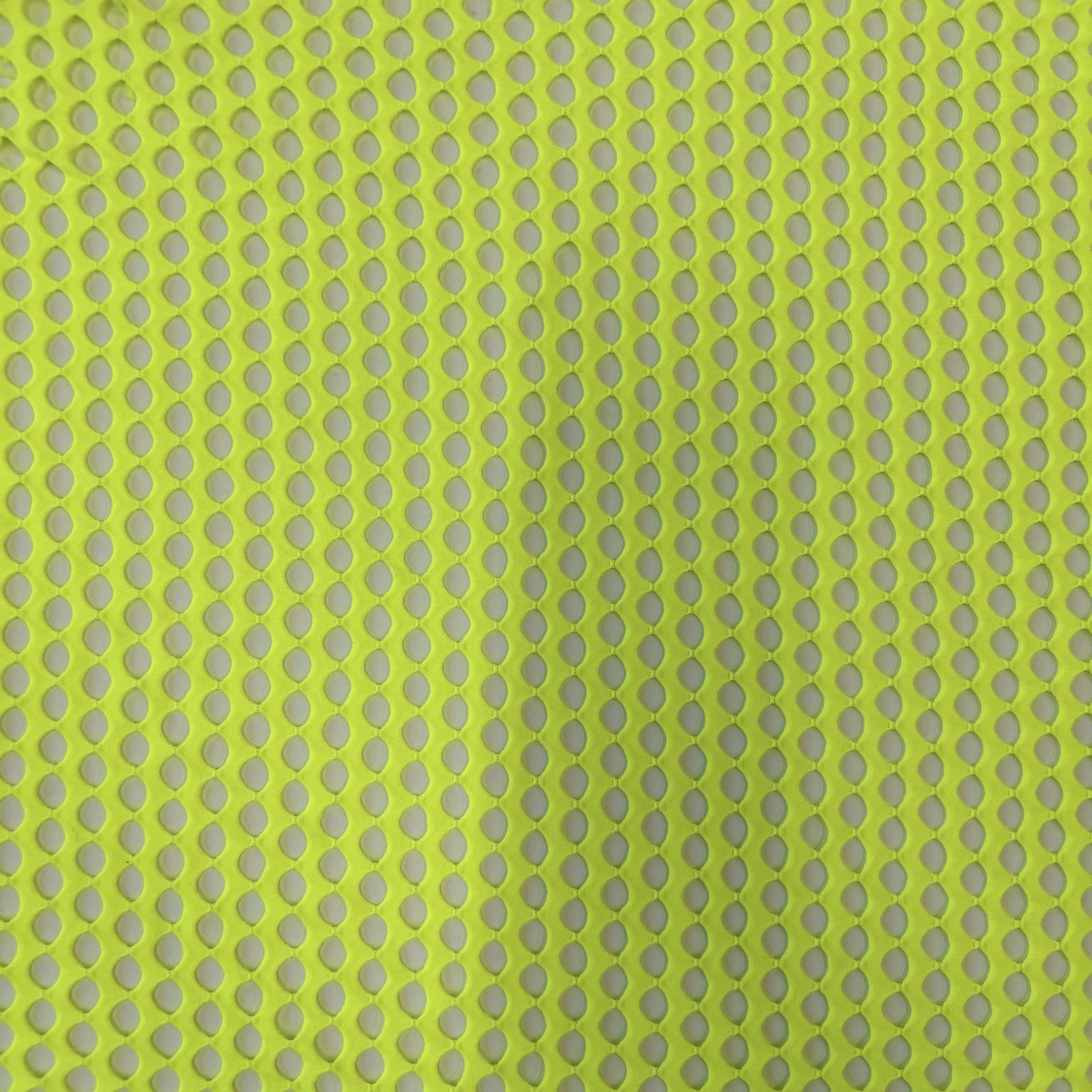 Neon Yellow Crochet Fishnet Netting Spandex Fabric - Fashion Fabrics LLC