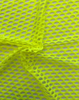 Taupe Brown Crochet Fishnet Netting Spandex Fabric