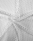 White Crochet Fishnet Netting Spandex Fabric - Fashion Fabrics LLC