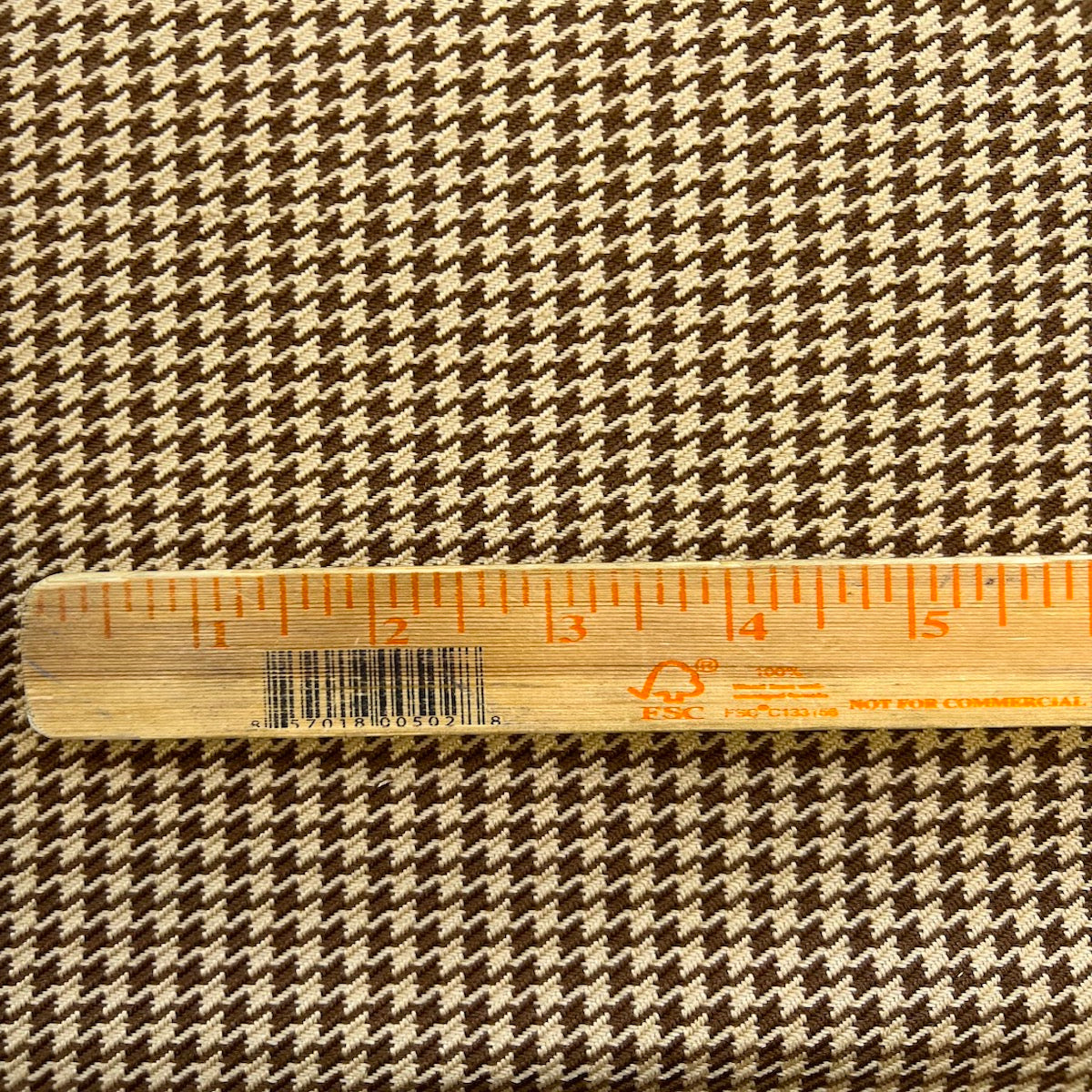 Red Black Acrylic Houndstooth Automotive Upholstery Fabric Fashion