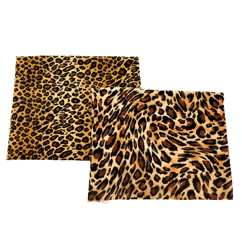 Wild Leopard Print Stretch Velvet Fabric - Fashion Fabrics LLC