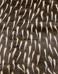 Brown | Beige Two Tone Spike Shaggy Faux Fur Fabric - Fashion Fabrics LLC