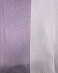 Lavanda | Tela de satén sintético de lúrex con purpurina iridiscente plateada