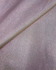 Rosa | Tela de satén sintético de lúrex con purpurina iridiscente dorada