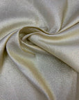 Gold | Silver Iridescent Glitter Lurex Faux Satin Fabric