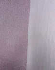 Rosa | Tela de satén sintético de lúrex con purpurina iridiscente plateada