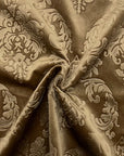Tissu de draperie d'ameublement en velours gaufré damassé beige