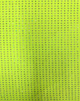 Neon Green Iridescent AB Rhinestone Spandex Fabric
