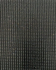 Black Iridescent AB Rhinestone Spandex Fabric