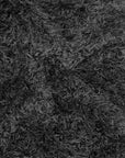 Black Alpaca Long Pile Curly Faux Fur Fabric