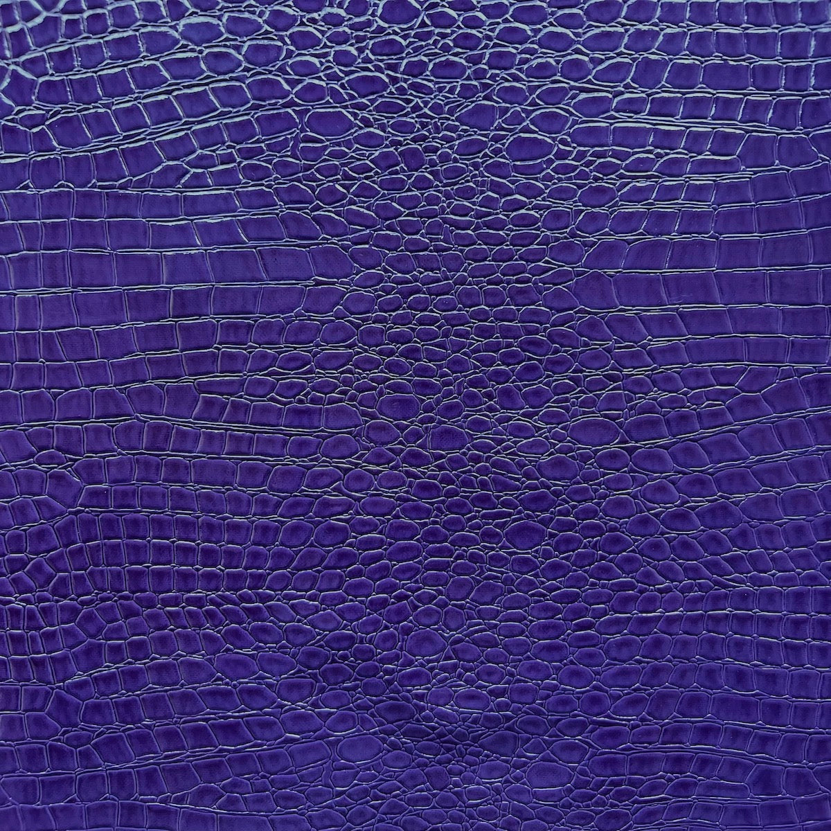 Purple Crocodile Vinyl Fabric