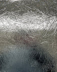 Tela reflexiva del vinilo del espejo de Chrome de la hoja apenada machacada de plata 
