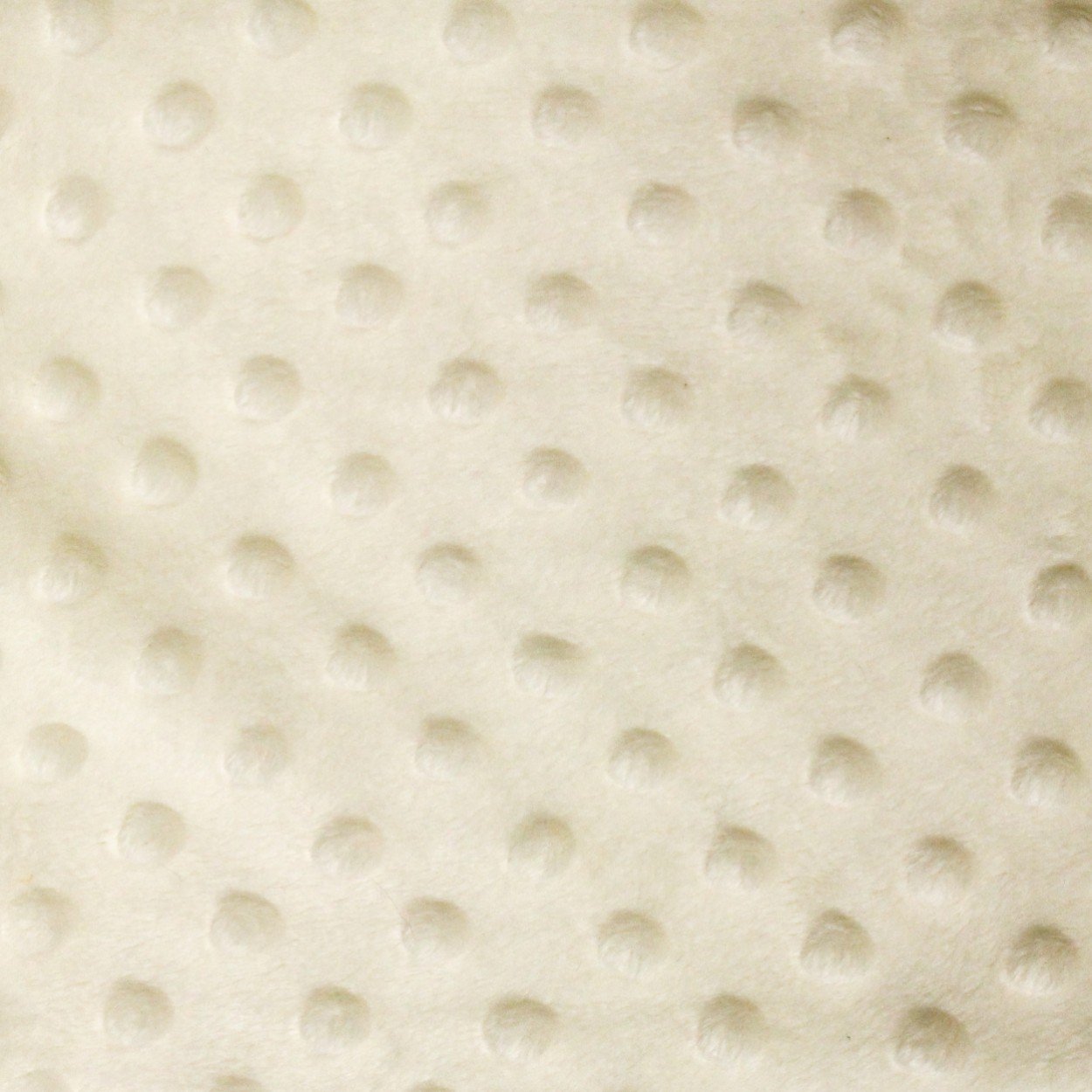 Ivory Minky Dimple Dot Fabric - Fashion Fabrics Los Angeles 