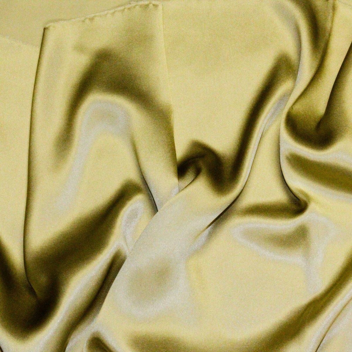 Light Olive Green Silk Charmeuse Fabric - Fashion Fabrics Los Angeles 