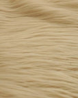 Latte Brown Shaggy Long Pile Faux Fur Fabric (4") - Fashion Fabrics LLC