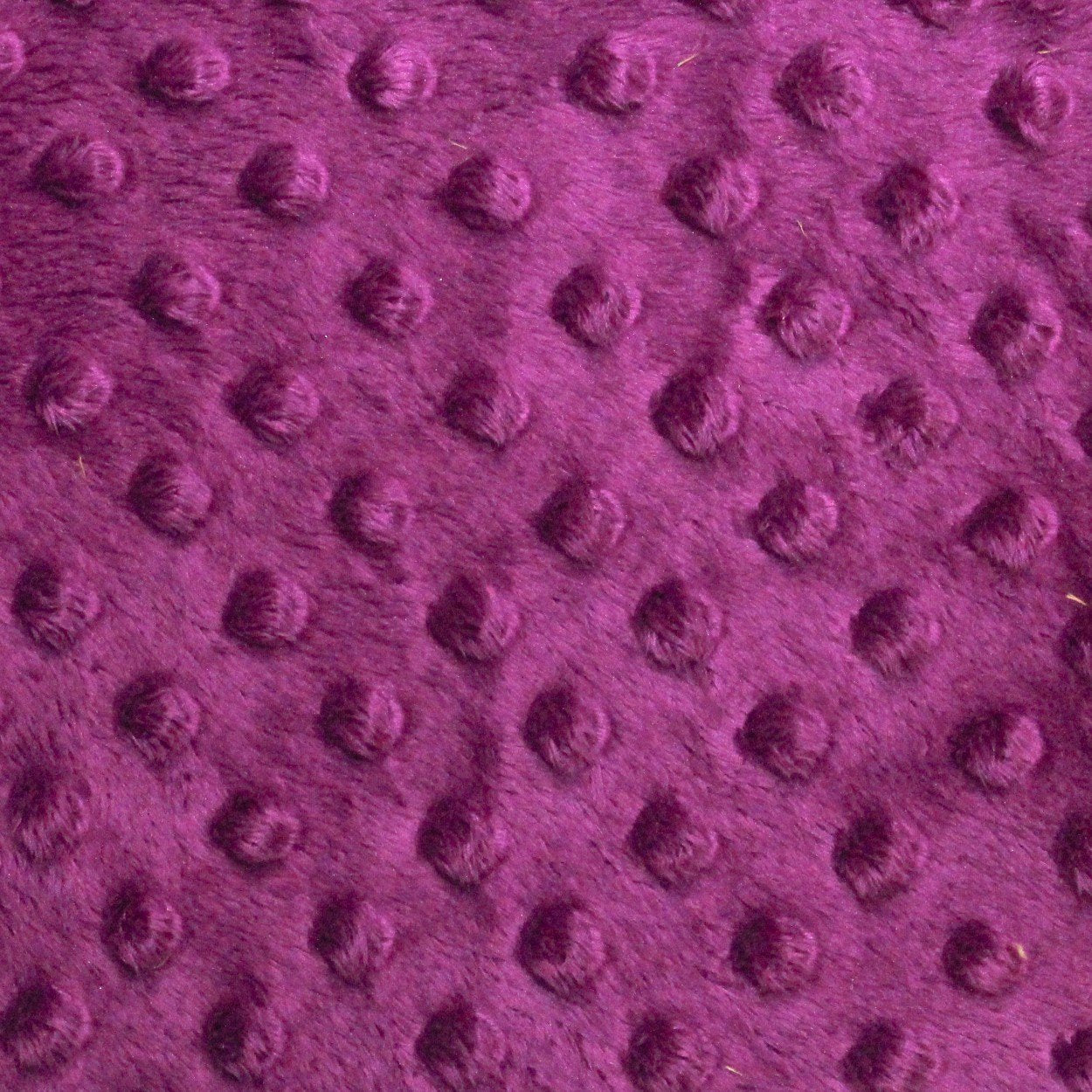 Magenta Minky Dimple Dot Fabric - Fashion Fabrics Los Angeles 