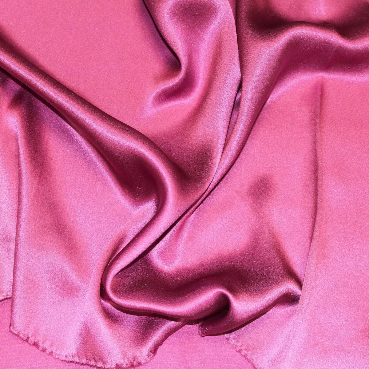 Magenta Pink Silk Charmeuse Fabric - Fashion Fabrics Los Angeles 