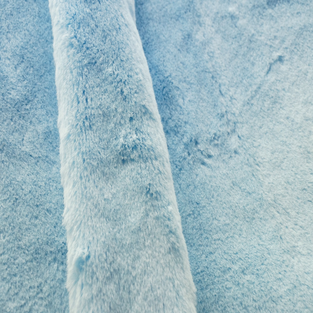 Baby Blue Rex Rabbit Minky Faux Fur Fabric - Fashion Fabrics LLC