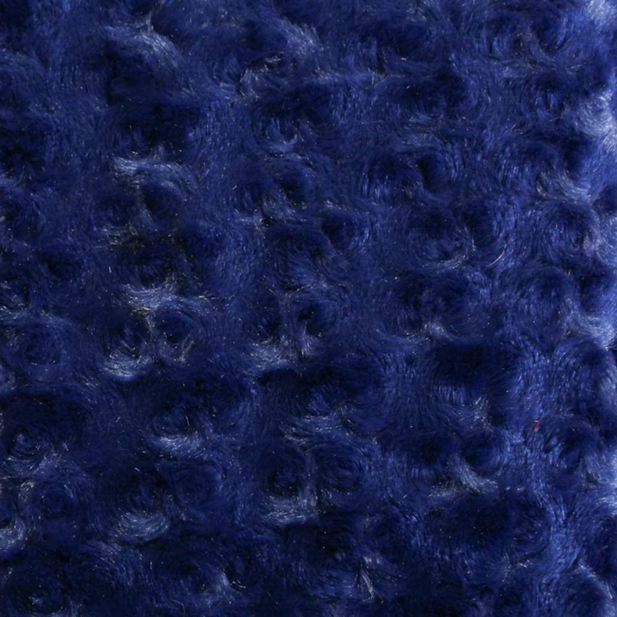 Navy Blue Swirl Rosebud Faux Fur Fabric - Fashion Fabrics LLC