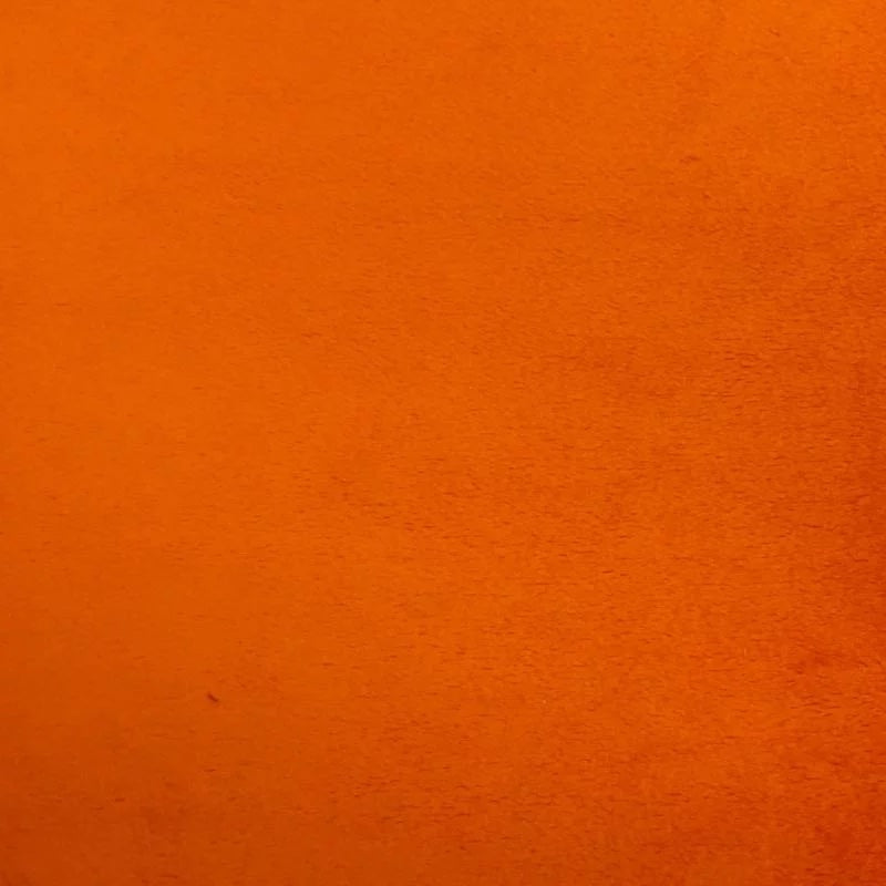 Orange Smooth Minky Faux Fur Fabric - Fashion Fabrics Los Angeles 